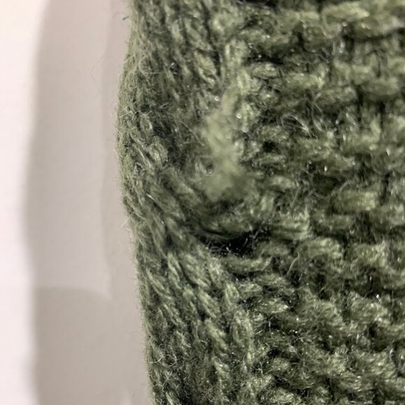 VINTAGE HEAVYWEIGHT CABLE KNIT SWEATER CARDIGANS SIZE M - Picture 12 of 12